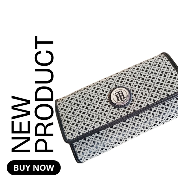 Tommy Hilfiger Handbags - Tommy Hilfiger Monochrome Geometric Wallet